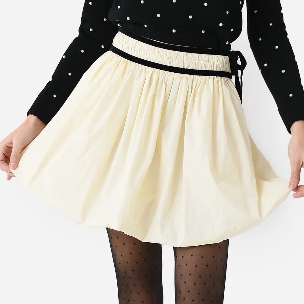 Hunter Bell Ivory Bubble Skirt